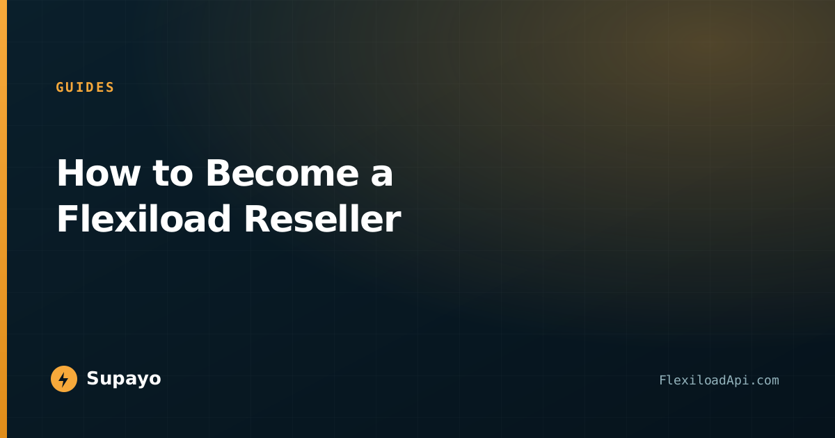 How to Become a Flexiload Reseller